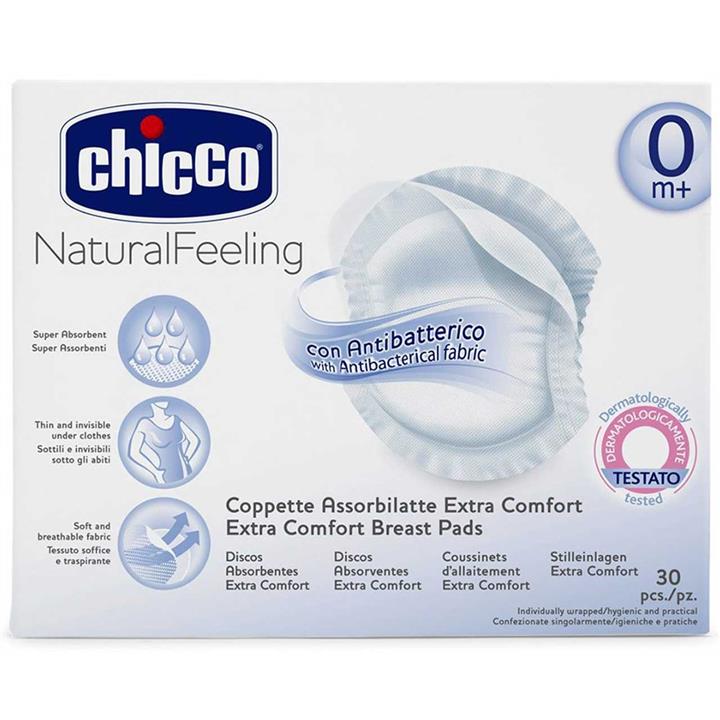 پد سینه چیکو مدل 6177 بسته 30 عددی Chicco 6177 Breast Pad Pack of 30